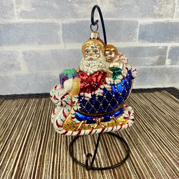 Christopher Radko CANDY RIDE Limited Edition Blown Glass 1999 Ornament - Picture 2 of 13